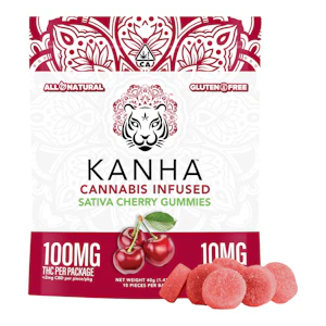 Kanha | Cherry | Gummies | 100mg