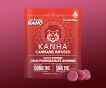 Kanha - Cran-Pomegranate Punch - 100mg Nano Gummies - 20pk