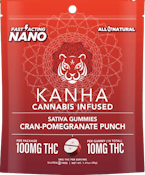 KANHA - Cran Pomegranate Nano Gummies 100mg