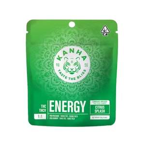 KANHA - ENERGY 1:1 THC-THCV CITRUS SPLASH GUMMY - KANHA