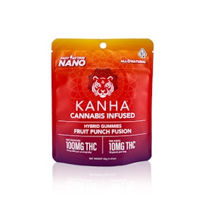 KANHA - Edible - Fruit Punch Fusion - NANO - Gummies - 100MG