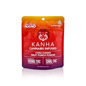 KANHA - KANHA - Edible - Fruit Punch Fusion - NANO - Gummies - 100MG