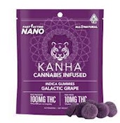 Kanha - THC - NANO Indica Galactic Grape 100mg (10 mg/each) - Promo