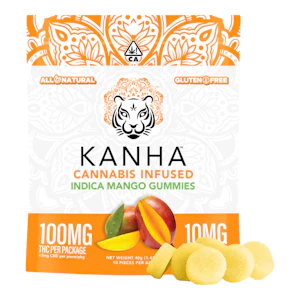 Kanha | Mango | Gummies | 100mg