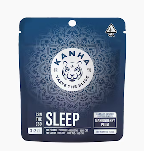 KANHA - KANHA 300mg 3:2:1 CBN Marionberry Plum Sleep Gummies