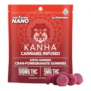 Kanha | Nano Cran Pomegranate Punch | Gummies | 100mg 