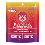 Kanha | Nano Fruit Punch Fusion | Gummies | 100mg