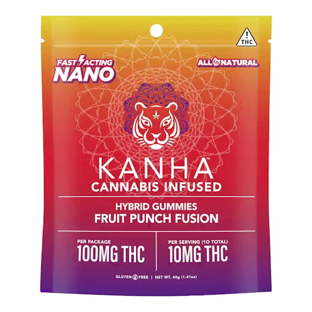 KANHA - Kanha | Nano Fruit Punch Fusion | Gummies | 100mg Main Image