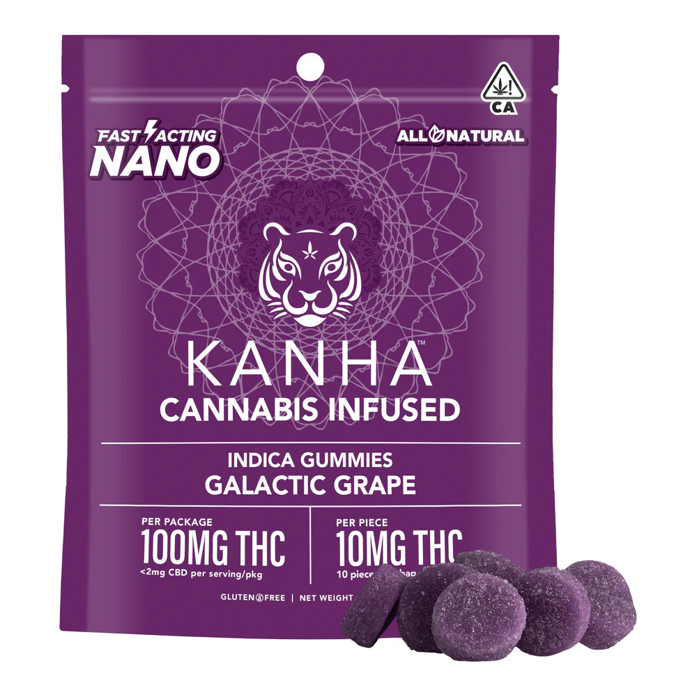 KANHA - Kanha | Nano Galactic Grape | Gummies | 100mg Main Image