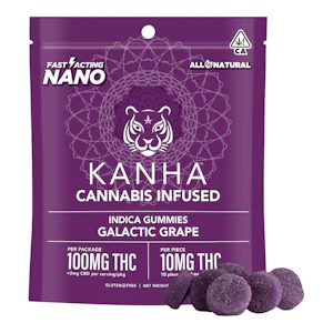Kanha | Nano Galactic Grape | Gummies | 100mg