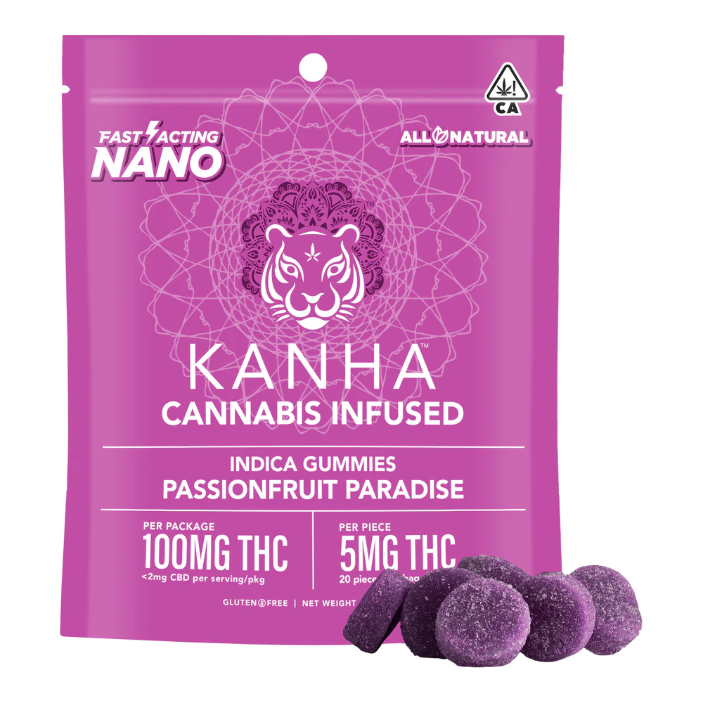 KANHA - Kanha | Nano Passionfruit Paradise | Gummies | 100mg Main Image