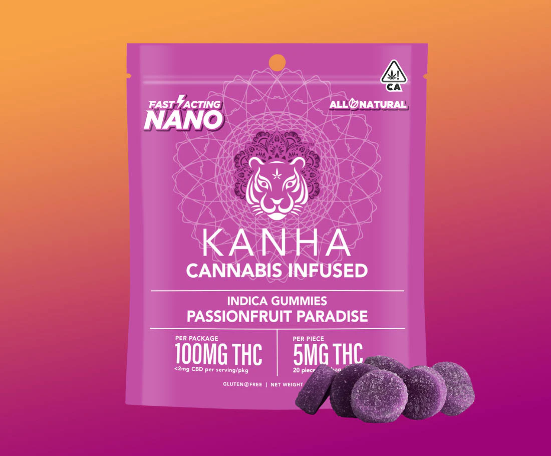 KANHA - Kanha - Passionfruit Paradise - 100mg Nano Gummies - 20pk Main Image