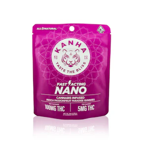 KANHA - Edible - Passionfruit Paradise - NANO - Gummies - 100MG 