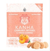Kanha - Classic CBD - Peach 4:1 - Gummies - 10pk - 100mg