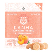 Kanha | Peach 4:1 | CBD Gummies | 25mg