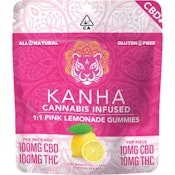 Kanha | Pink Lemonade | CBD 1:1 | Gummies
