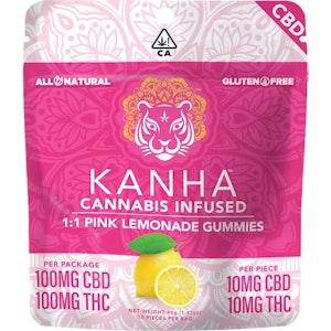 KANHA - Kanha | Pink Lemonade | CBD 1:1 | Gummies