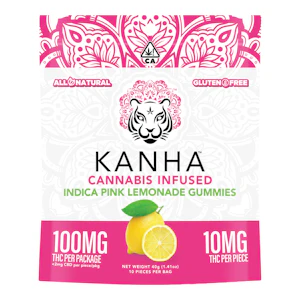 Kanha | Pink Lemonade | Gummies | 100mg