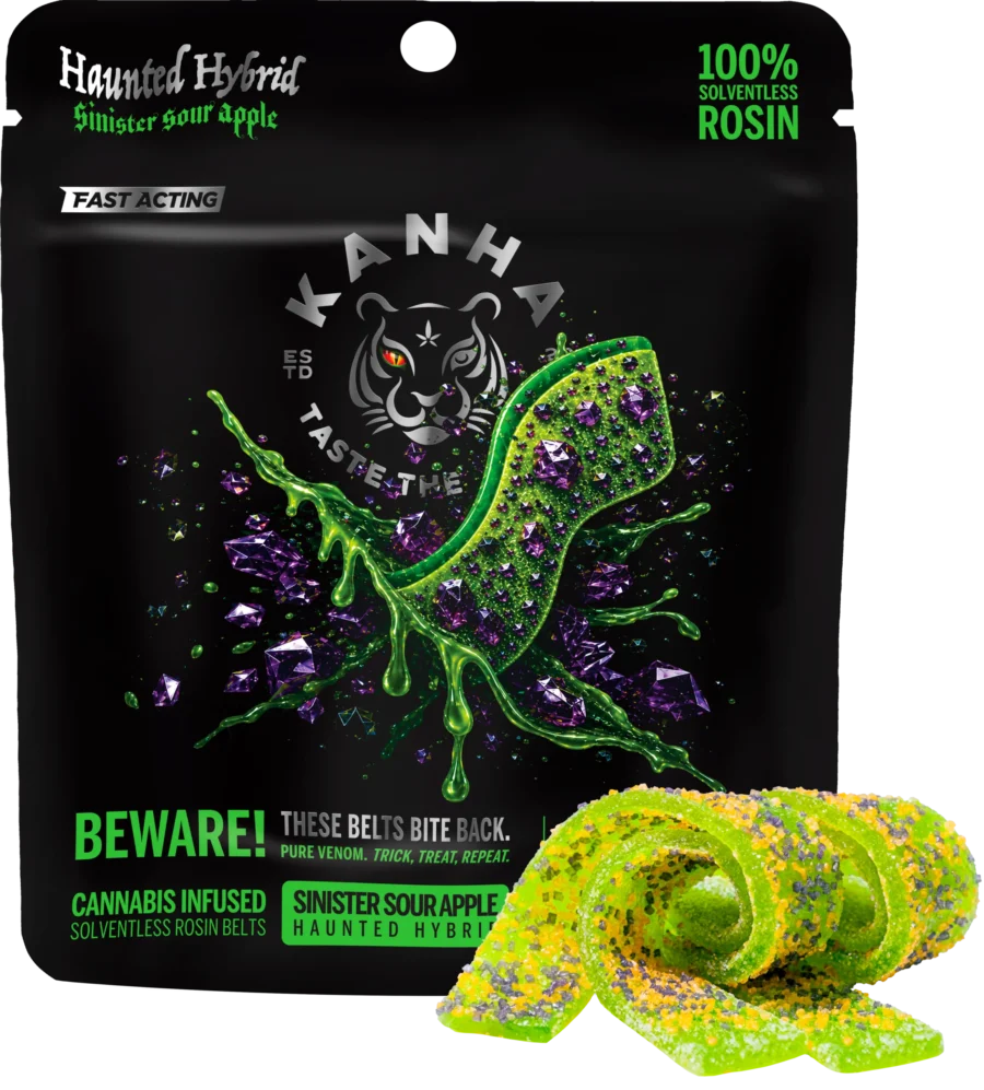 Kanha | Sinister Sour Apple | Solventless Rosin | Belts