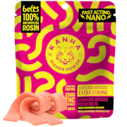 Kanha NANO - 100mg Solventless Rosin Belts - Strawberry Lemonade