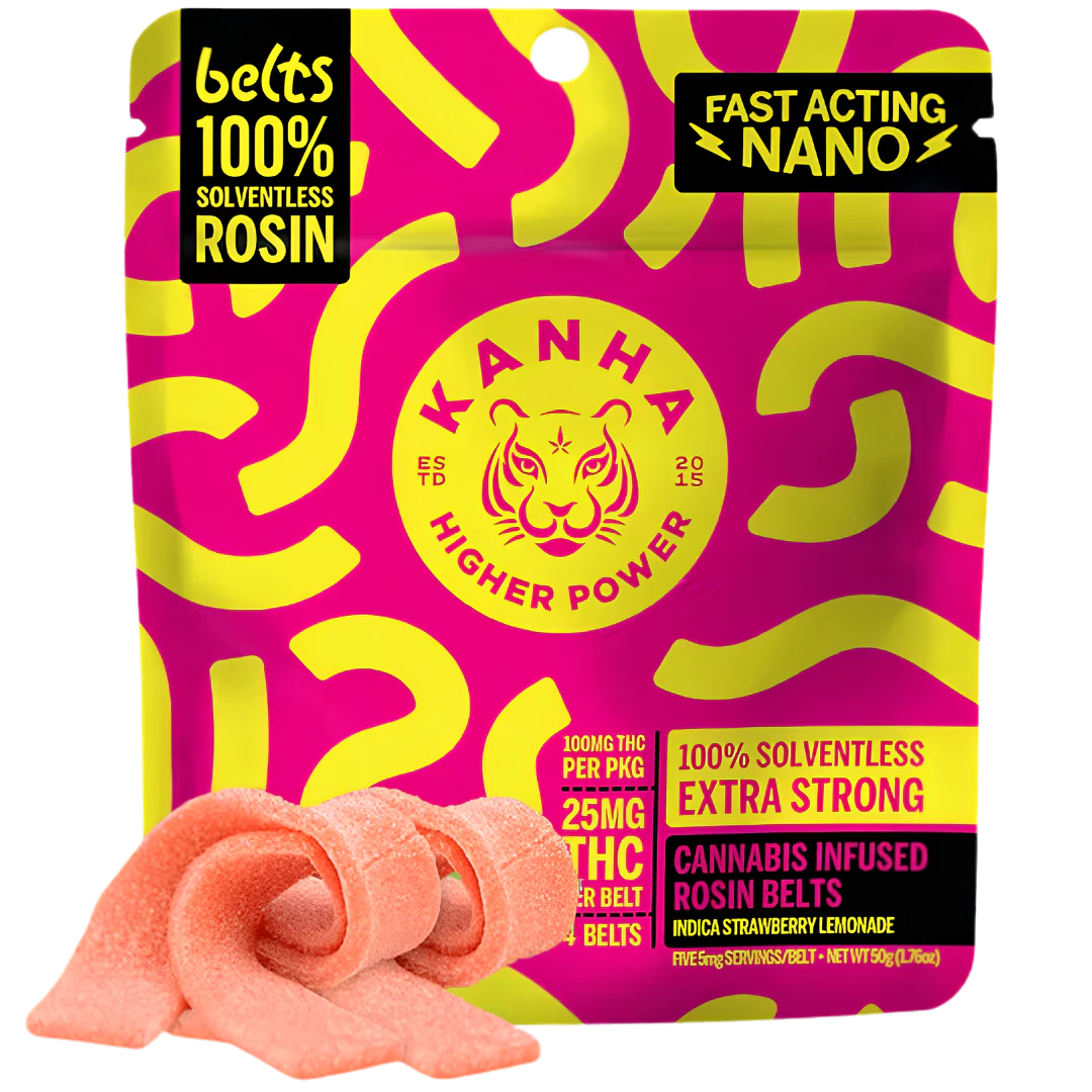KANHA - Kanha NANO - 100mg Solventless Rosin Belts - Strawberry Lemonade Main Image