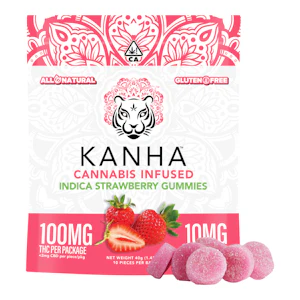 Kanha | Strawberry | Gummies | 100mg