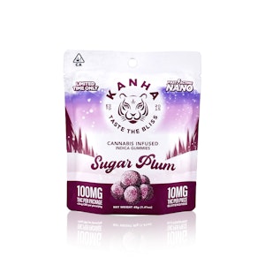 KANHA - KANHA - Edible - Sugar Plum - Indica - THC NANO - 100MG