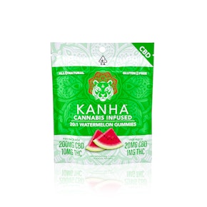 KANHA - Edible - Watermelon - CBD 20:1 - Gummies - 10MG