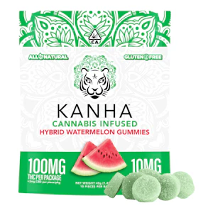 Kanha | Watermelon | Gummies | 100mg
