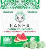 KANHA - Watermelon Hybrid Gummies 100mg 