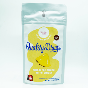 QUALITY DRUGS - Quality Drugs Pineapple Punch Ginger 20pk Gumdrops