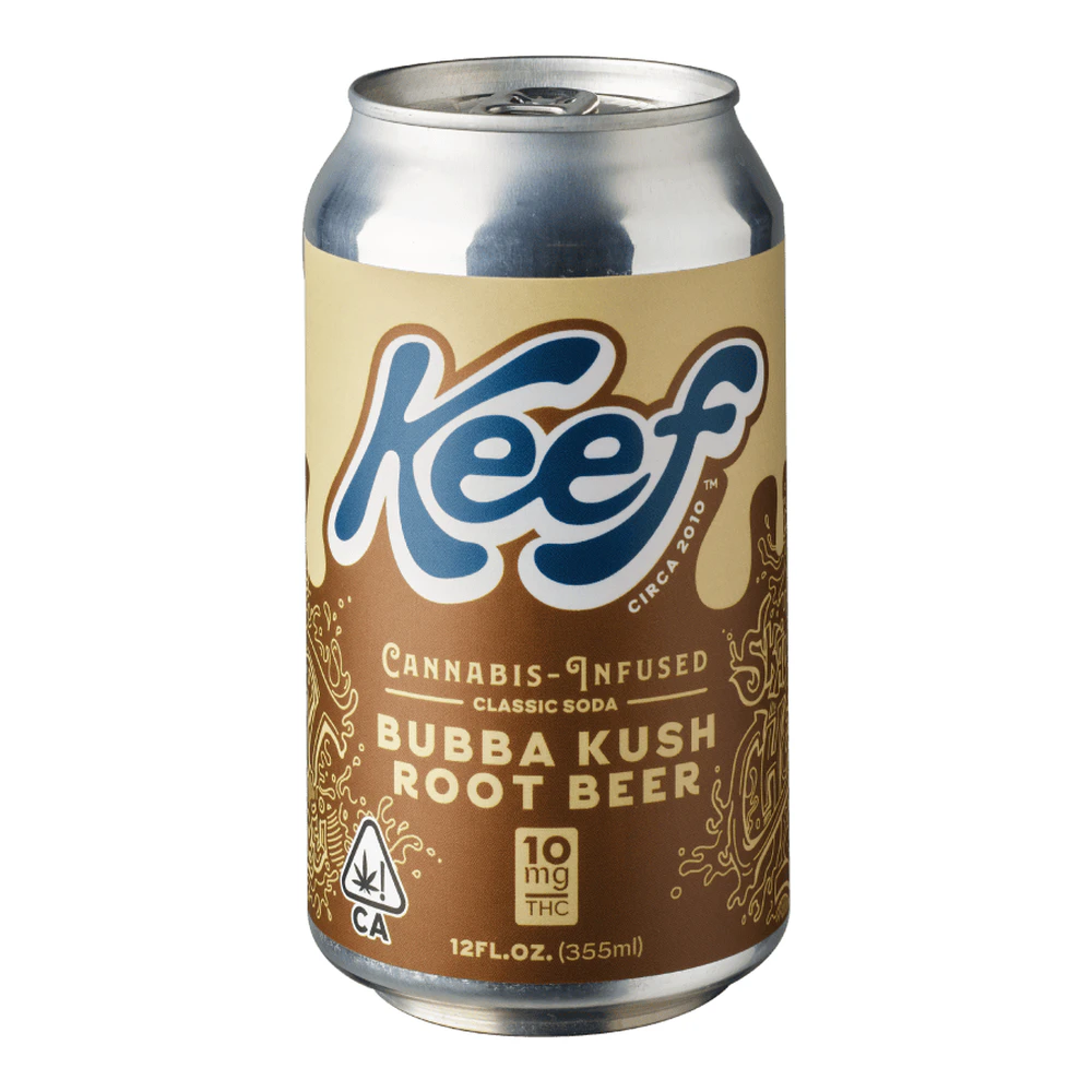 Keef Cola - Keef Cola | Bubba Kush Root Beer | Cannabis Infused Classic Soda | 10mg Main Image