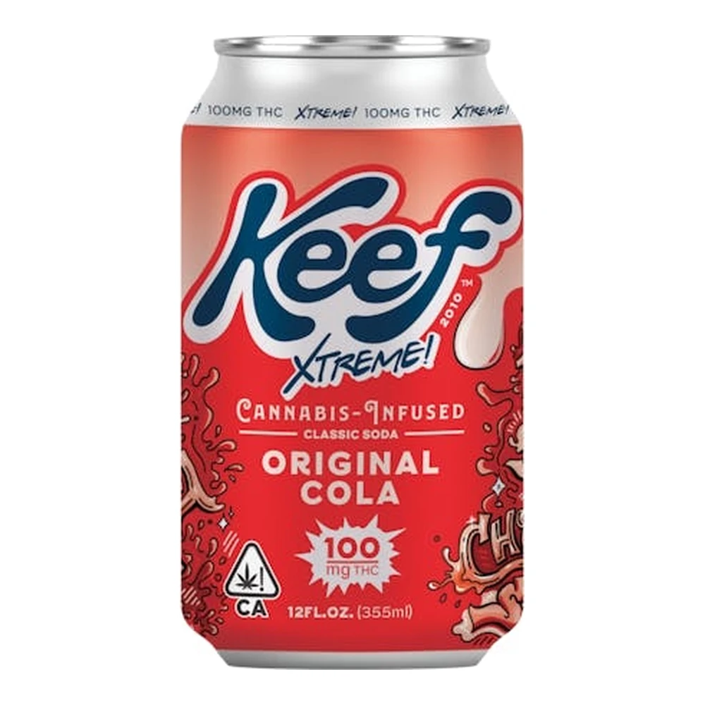 Keef Cola - Keef Cola | Xtreme | Original Cola | Cannabis Infused Classic Soda | 100mg Main Image