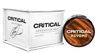 Critical Concentrates-Kiyomi-Cold Cure Live Rosin Dab-1g