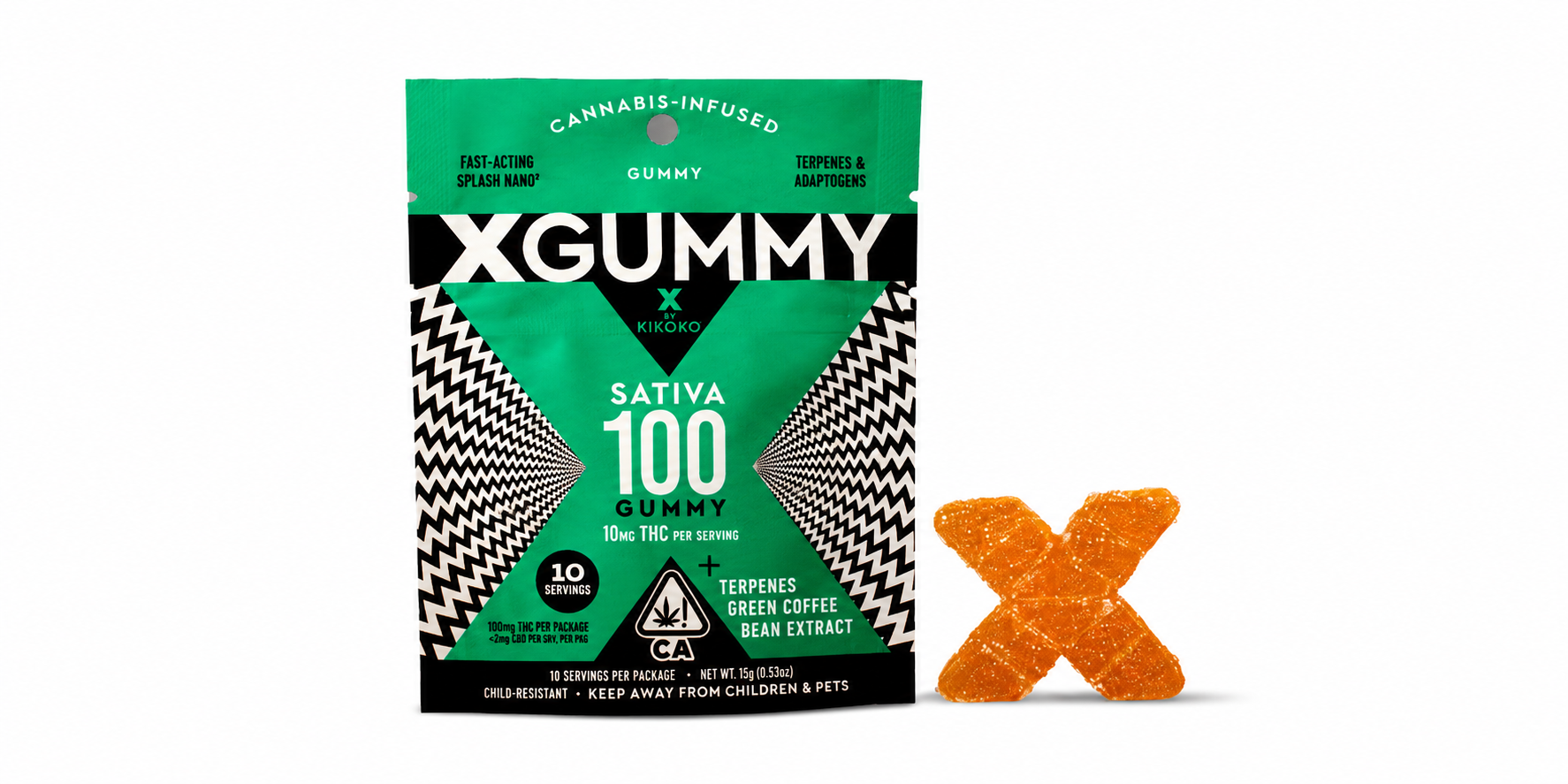 Kikoko | Watermelon | Sativa | XGummy | 100mg