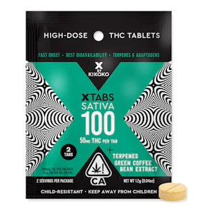 KIKOKO | Sativa | XTabs 50mg 2pk | 100mg