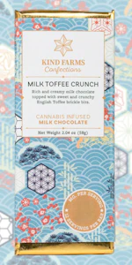 Kind Farms Reserve - Kind Farms | Milk Toffee Crunch | 200mg Chocolate Bar