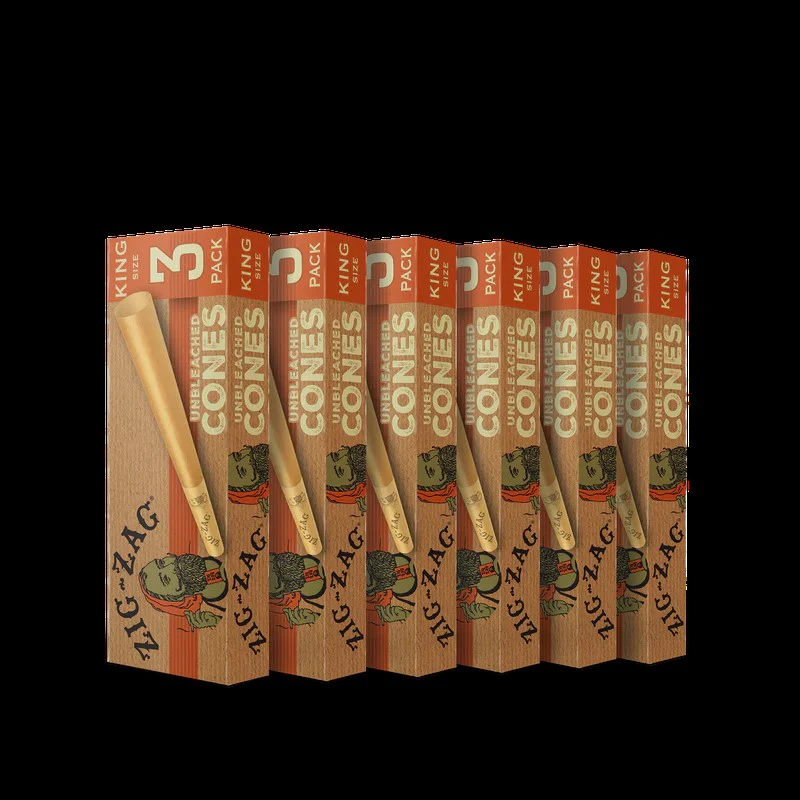 Zig Zag - Unbleached King Size Cones - Zig Zag Main Image