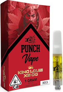 Punch - [Punch] Distillate Cartridge - 1g - King Louie XIII OG (I)