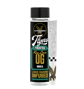 CLAYBOURNE CO. - [Claybourne Co.] Frosted Infused Preroll 2 Pack - 1g - King Louis OG (I)