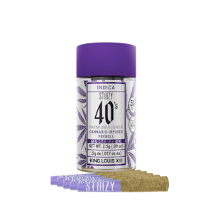 STIIIZY - STIIIZY - Infused PreRoll 5pk 2.5g - King Louis XIII