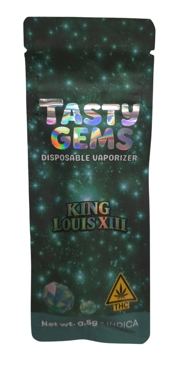 Tasty Gems - King Louis XIII - .5g Disposable - Tasty Gems Main Image
