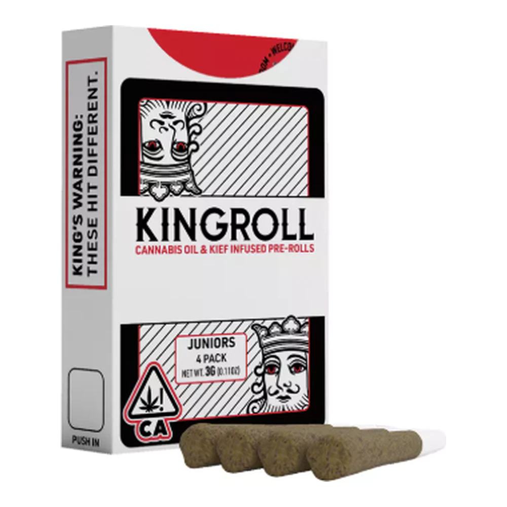 Kingroll - King Roll JR | Zoap x Permanent Marker | Oil & Kief Infused Pre-Roll 4pk | 3g Main Image