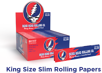 Dead Head - Rolling Papers King Size Slim Booklet