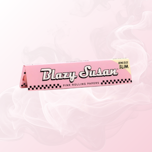 BLAZY SUSAN - Blazy Susan Pink King Size Slim Rolling Papers