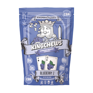 King Pen - King Chews 2:1 THC/CBN Fruit Chews (Blueberry Z)