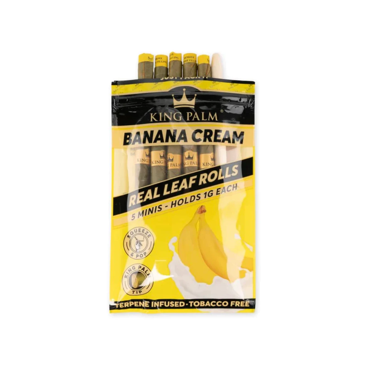 King Palm - BANANA CREAM KING PALM MINI CONES (5PK) - KING PALM Main Image