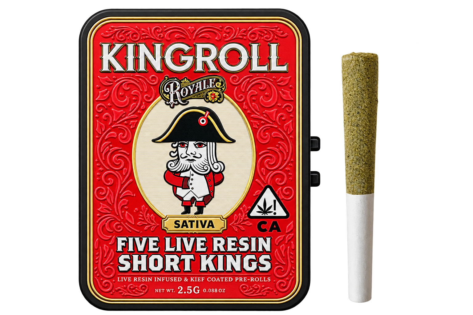 Kingpen | Sour D | Live Resin Short Kings | 5pk