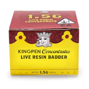 Kingpen - 1.5 g LR Badder (Glitter Bomb-Indica)