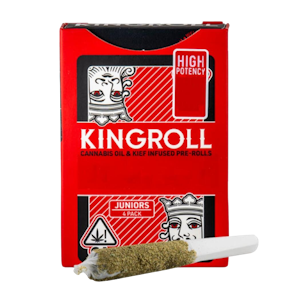 KING ROLL - Strawberry Cough x Lemoncello (S) | .75g 4pk Kingroll Jr Preroll | Kingroll